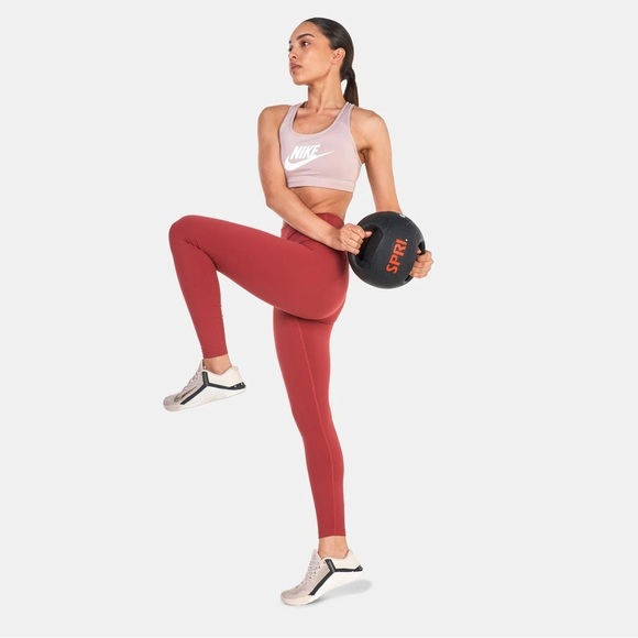 NWT - Nike Women's Dri-Fit High-Waisted 7/8 Leggings in Mauve - Size XS - Picture 3 of 5